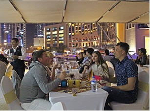 Marina cruise corporate group party