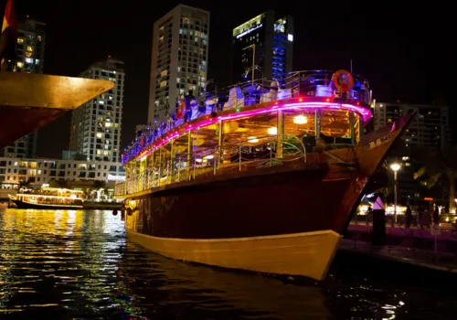 Upper Deck Dinner Marina Cruise Dubai