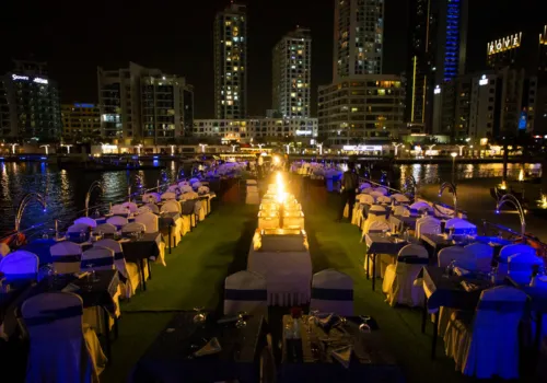 Upper Deck Dinner Marina Cruise Dubai